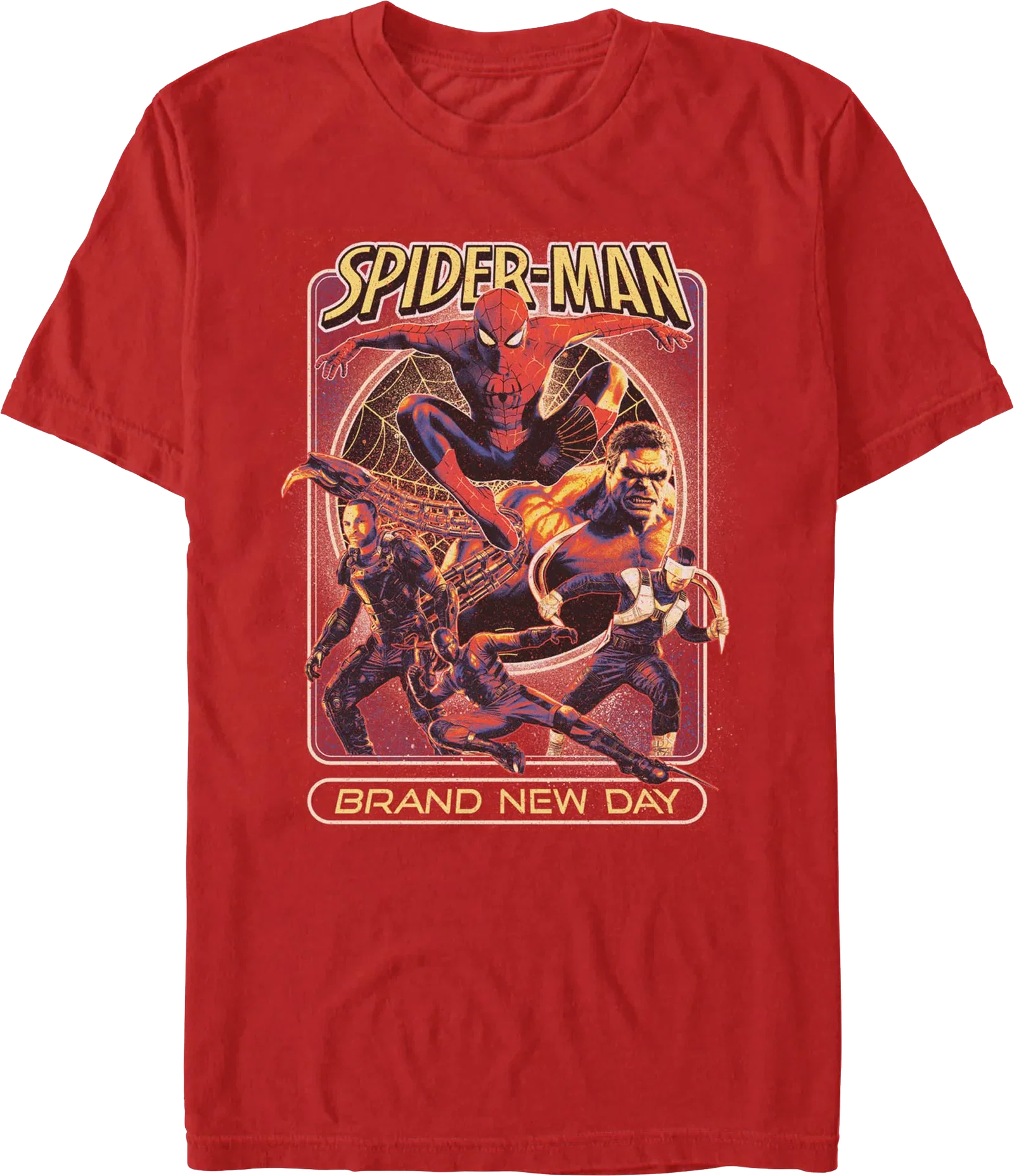 Red Poster Spider-Man:Brand New Day Shirt