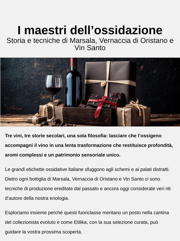 La magia dell'ossidazione: lo sapevi?