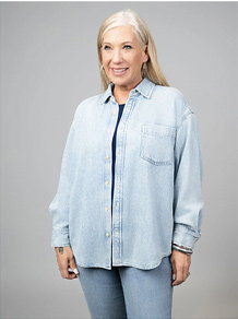 Long Sleeve Beach Button Down Shirt