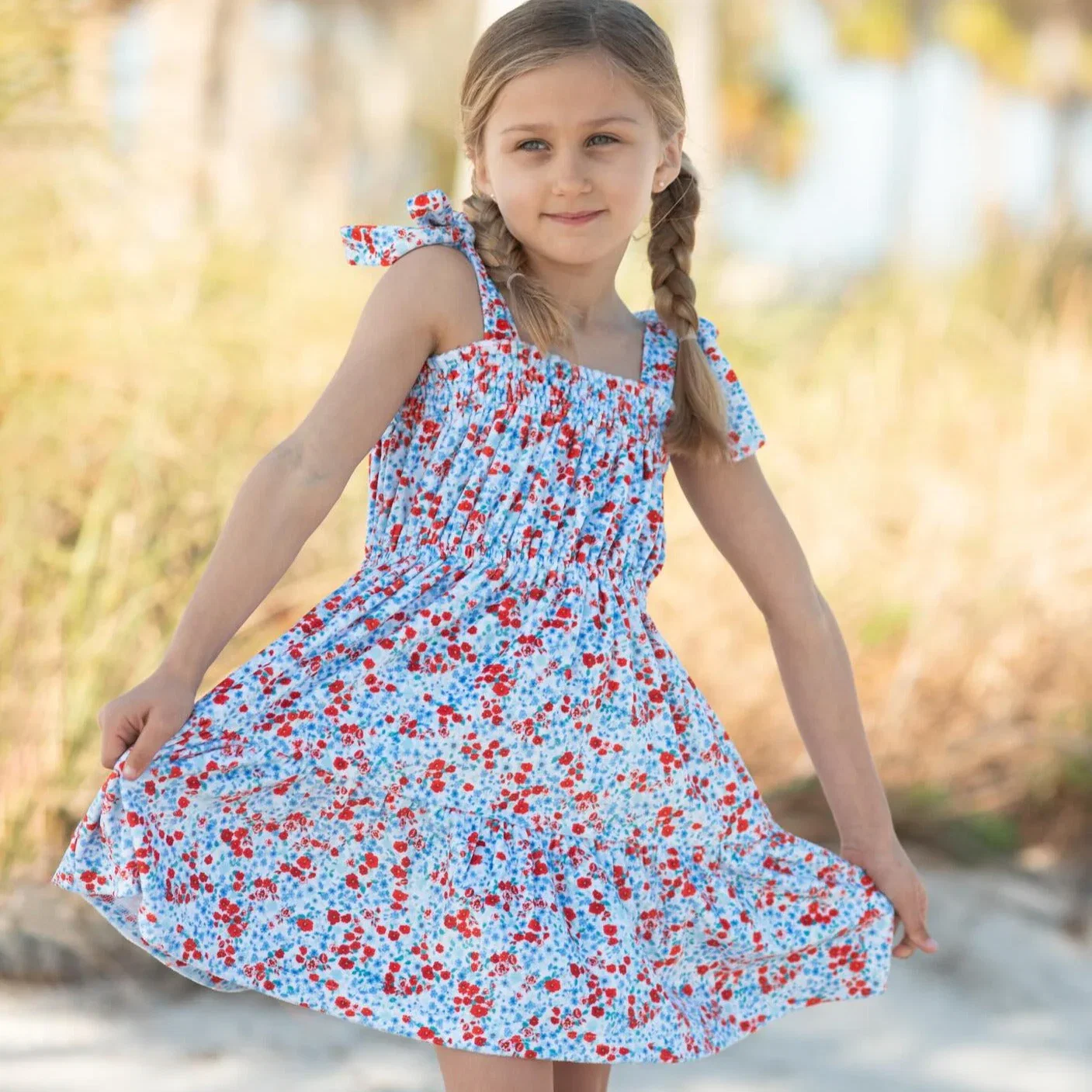 Image of Patriotic Swim Coverup Dress