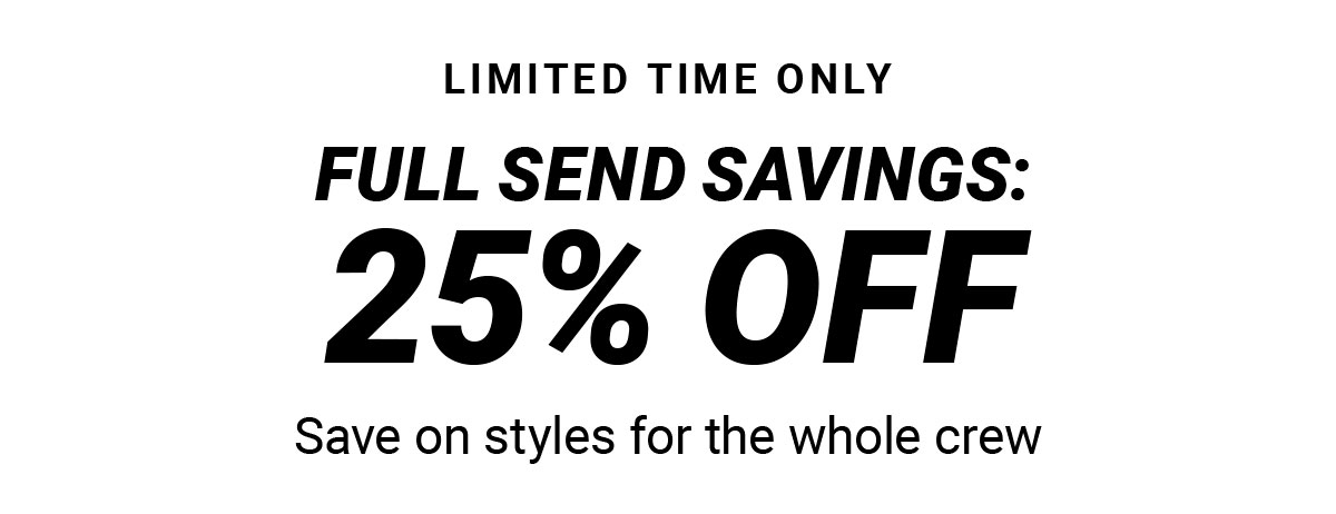Shop 25% Off Sitewide