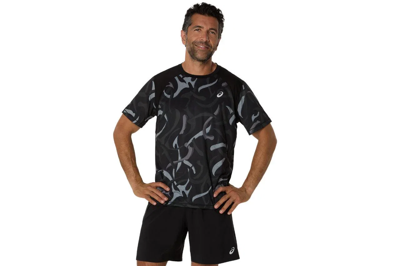 Image of ASICS ROAD AOP SS