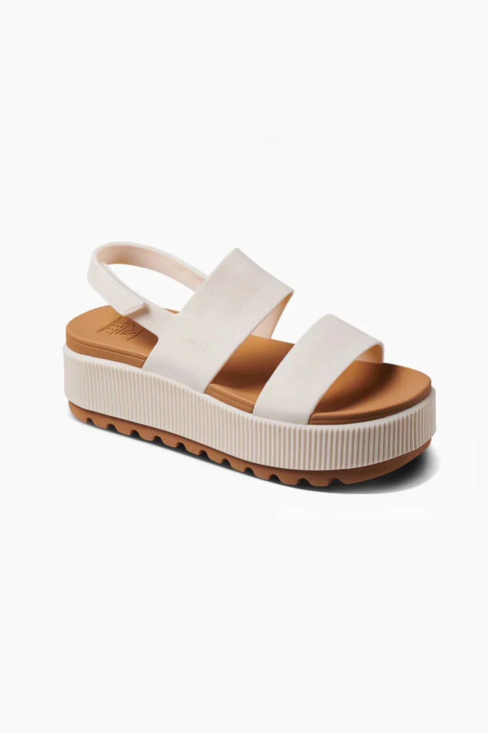 Image of Reef Water Vista Higher Sandals for Women in White | CJ3568