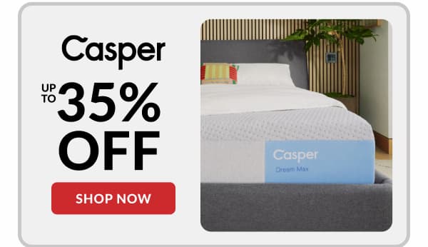 Casper up to 35% off