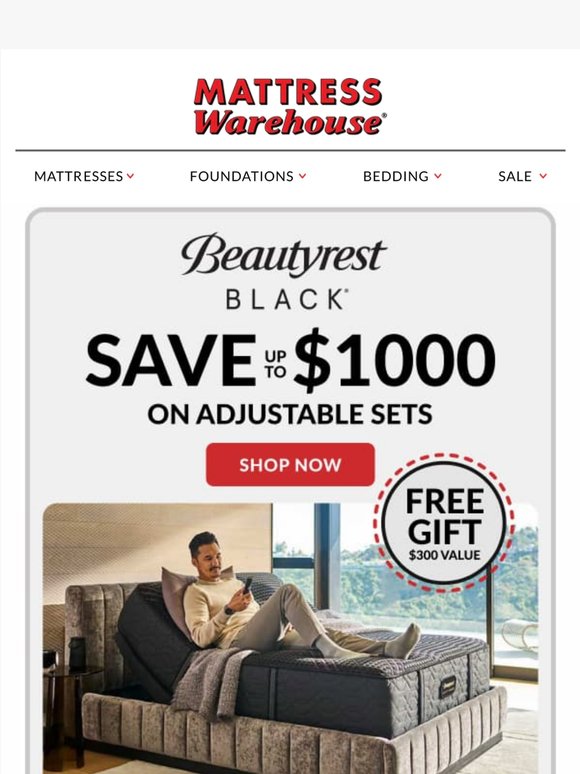 Comfort Awaits: Save Up to $1000 on Beautyrest!
