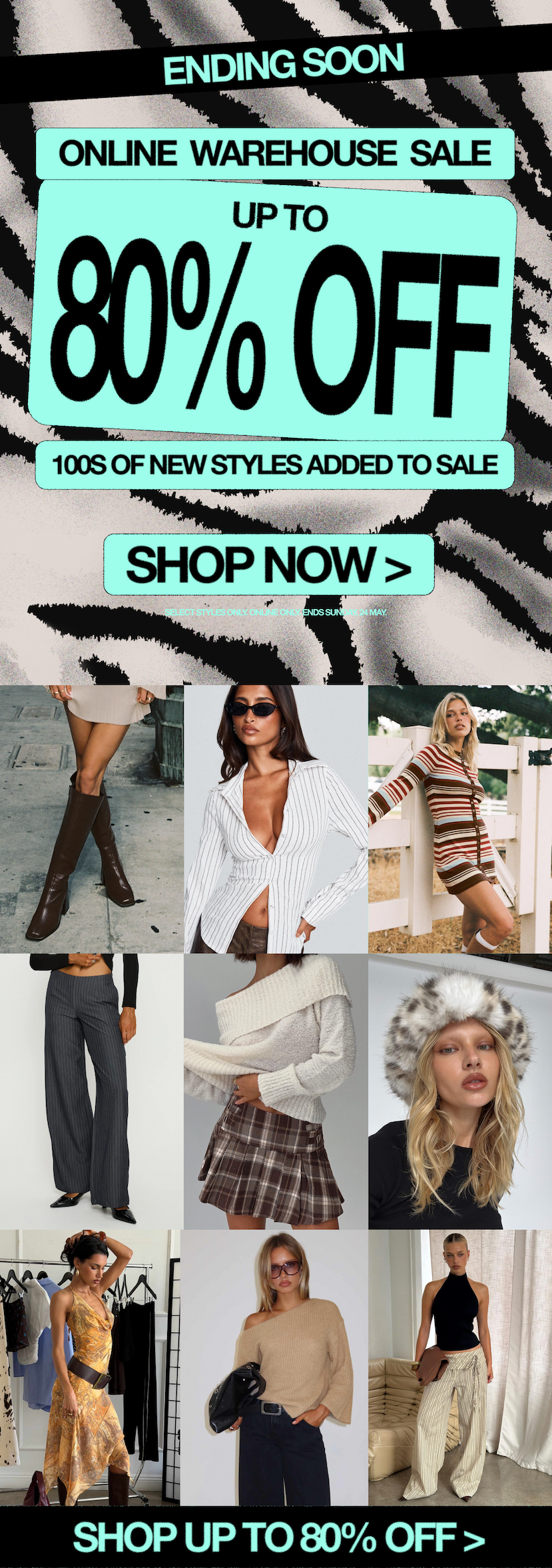 Up to 80% off sale >