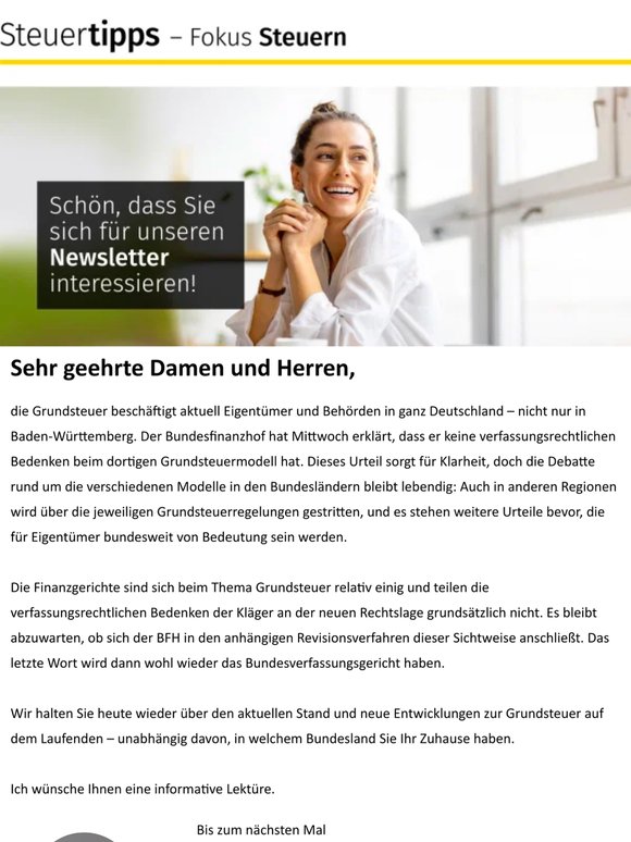 🏡 Grundsteuer-Urteile: aktueller Stand