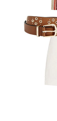 Nima Leather Eyelet Belt