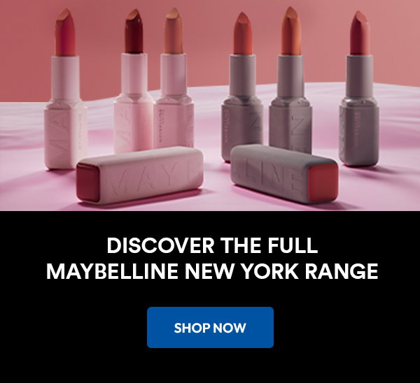 Shop 1/2 price off RRP Maybelline range