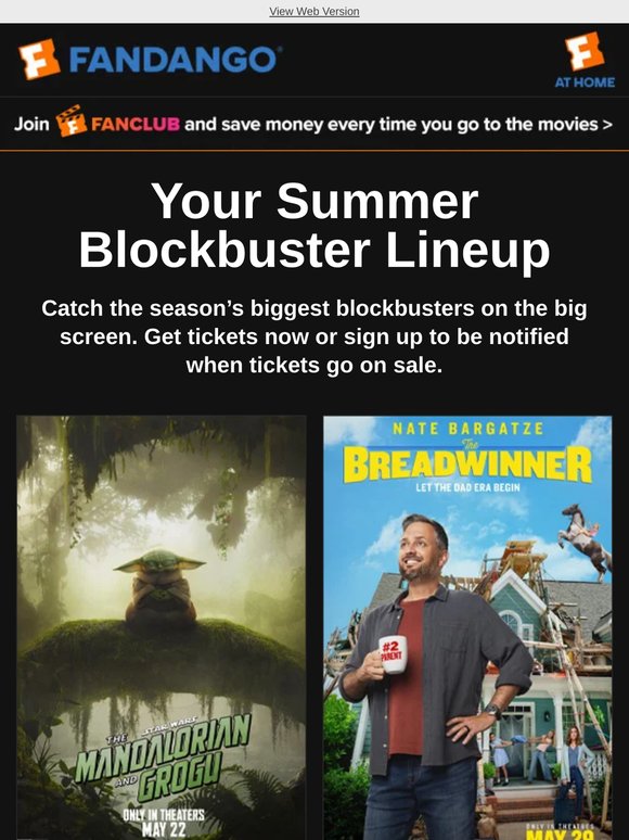 Your Summer Blockbuster Lineup ☀️