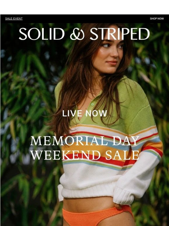 Live Now: 25% Off Swim, Dresses & More