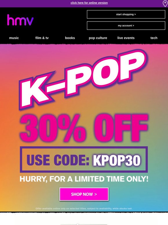 KPOP ✩₊˚30% OFF ✩₊˚