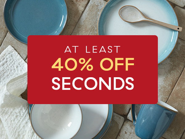 At least 40% off seconds