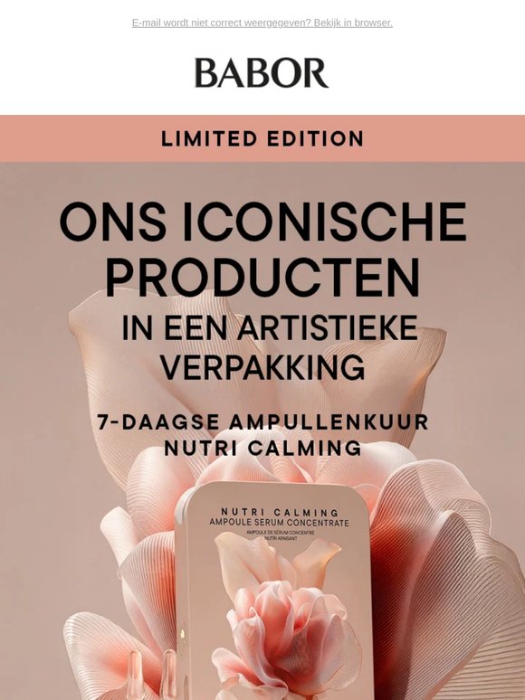 Nieuw: Nutri Calming ampullenkuur + travel case