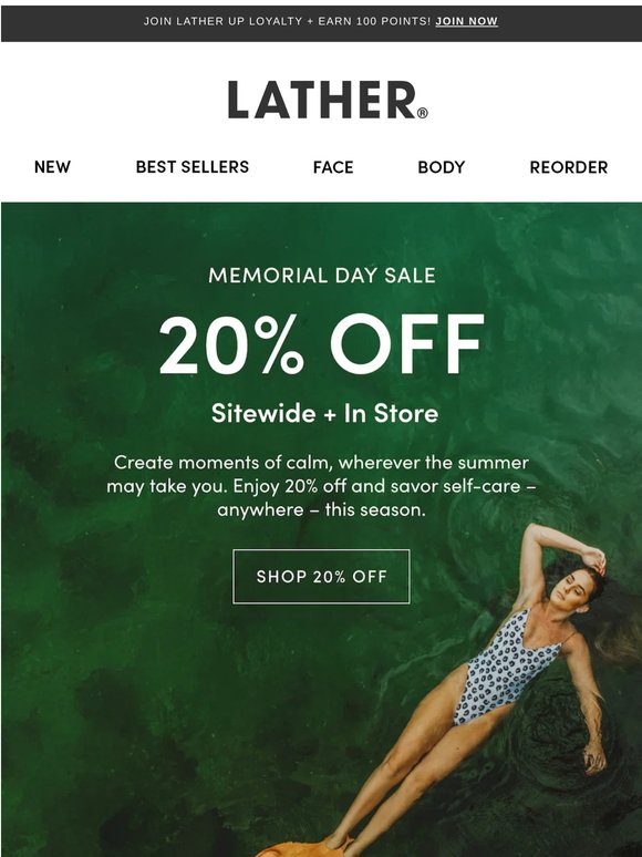 Your Self-Care Favorites are 20% Off