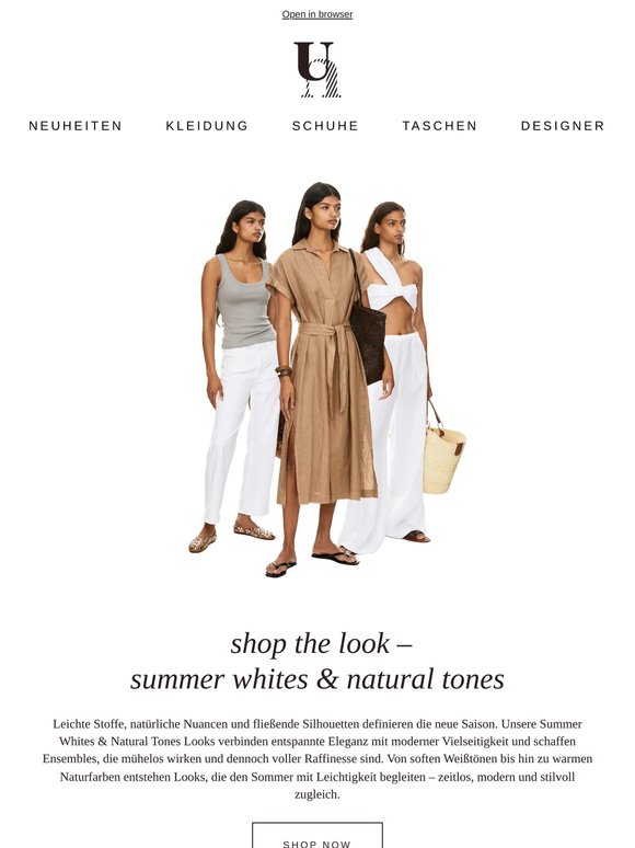 ☀️ Shop the Look – Summer Whites & Natural Tones