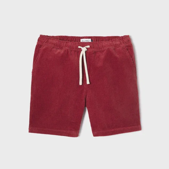 Short en velours - Bordeaux