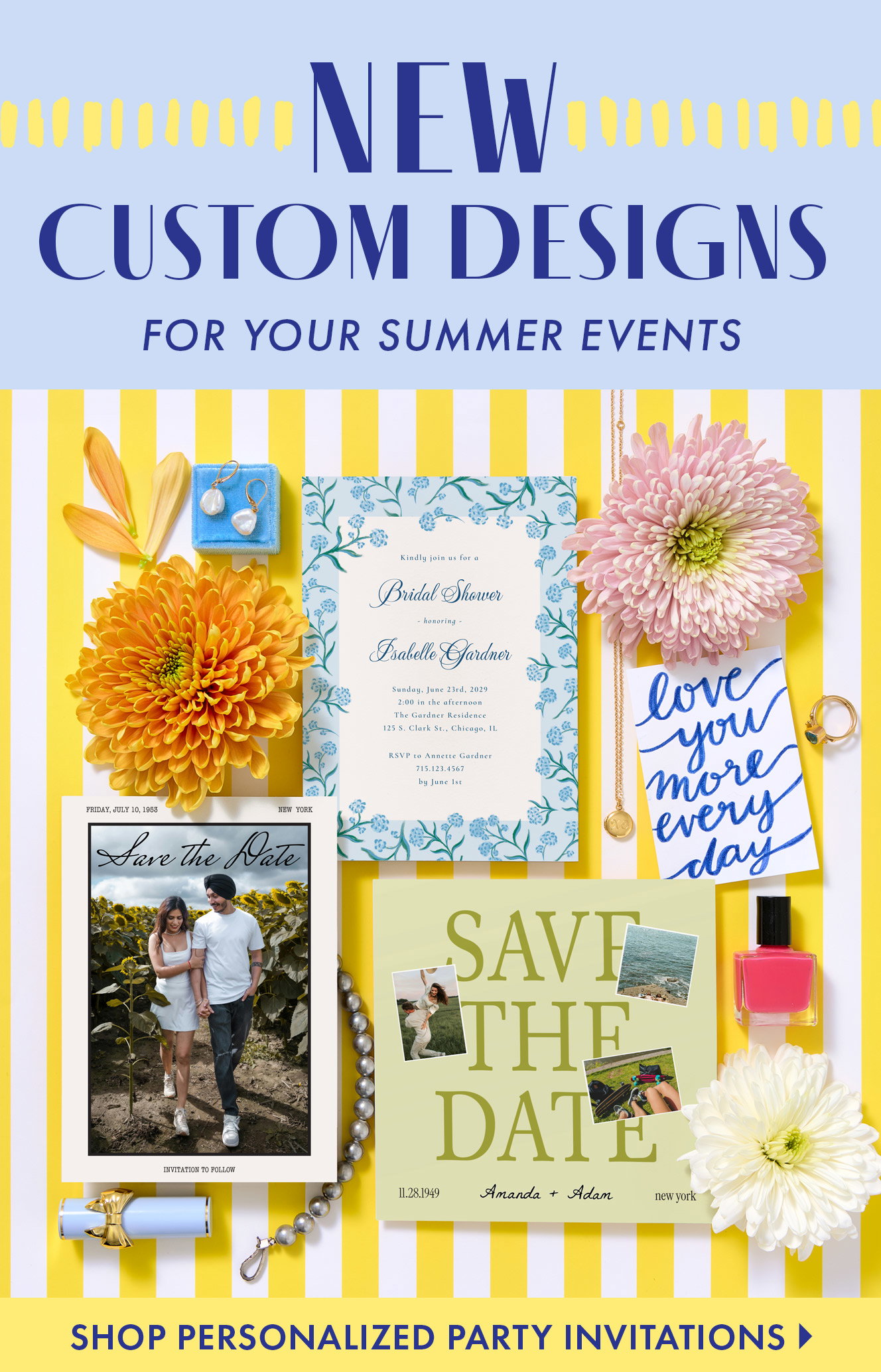 Personalized Party Invitations