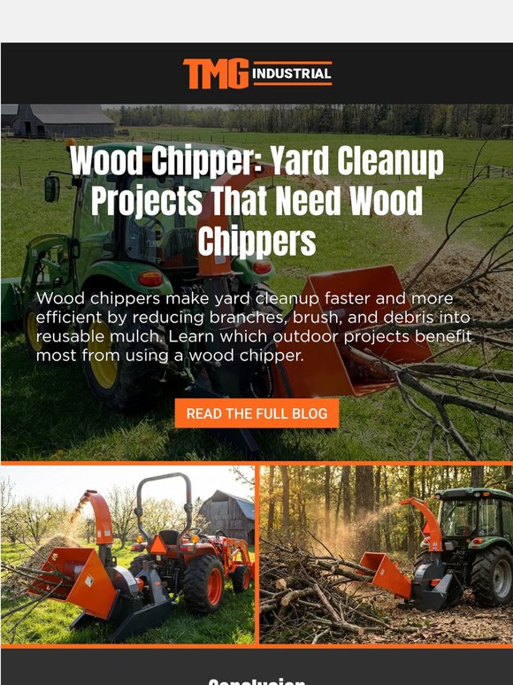 Wood Chippers for Faster Yard Cleanup