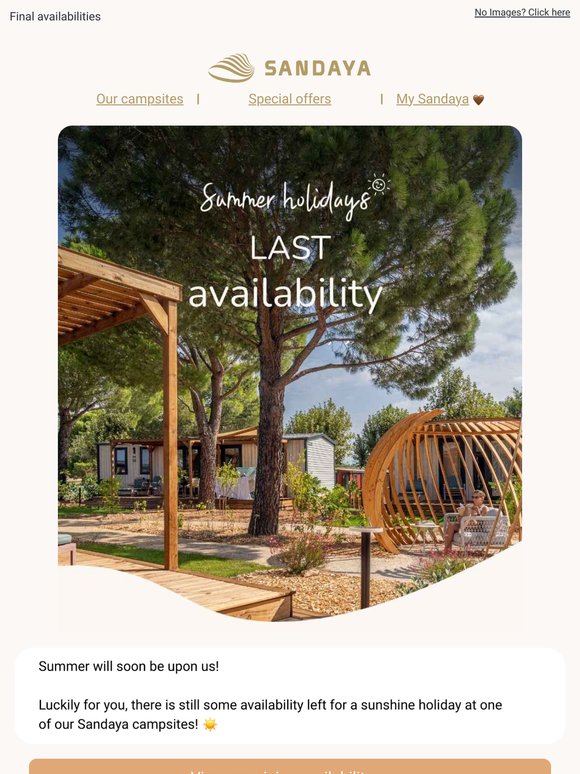 Not booked your summer holiday yet? ☀️