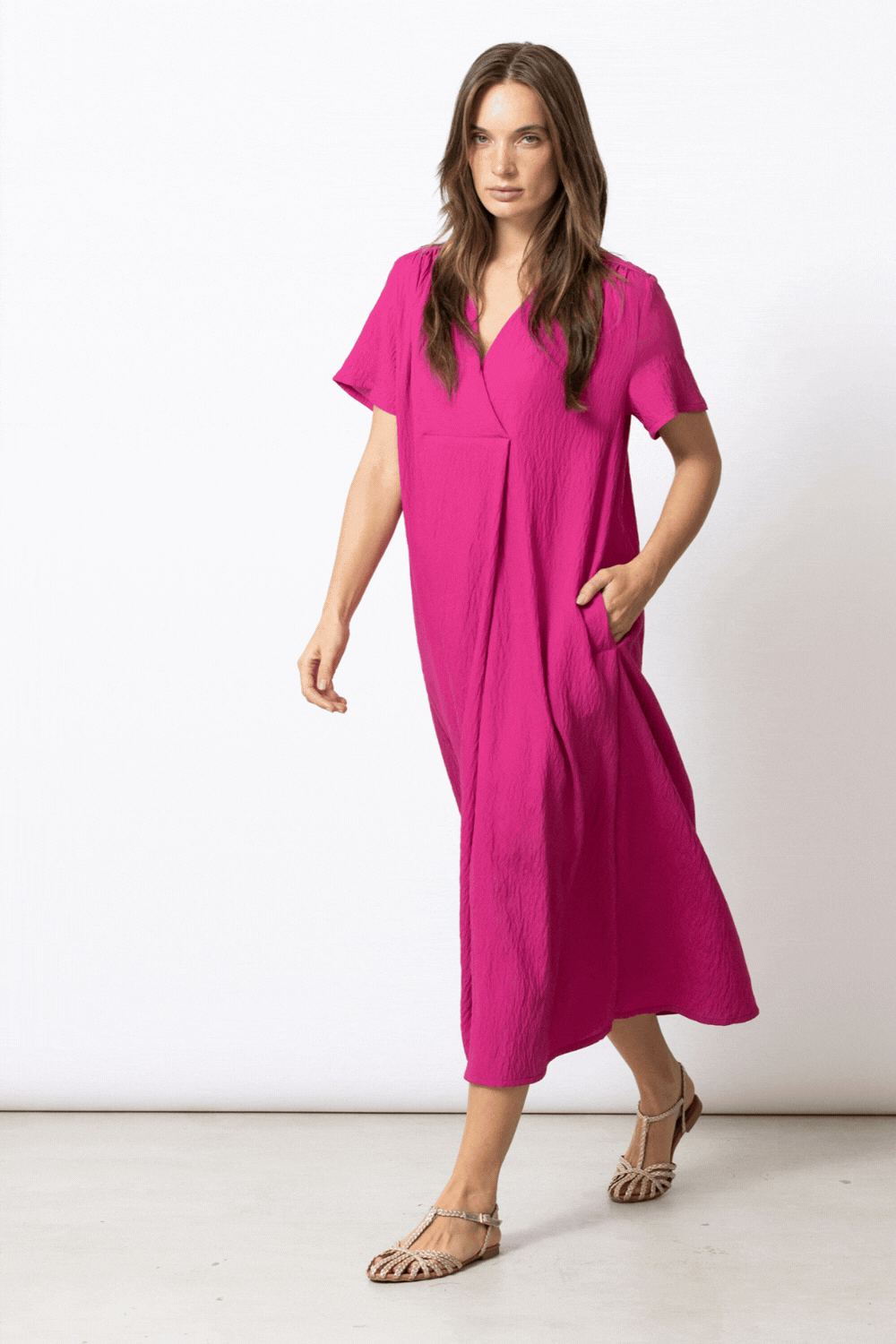 KERLY fuchsia kleed