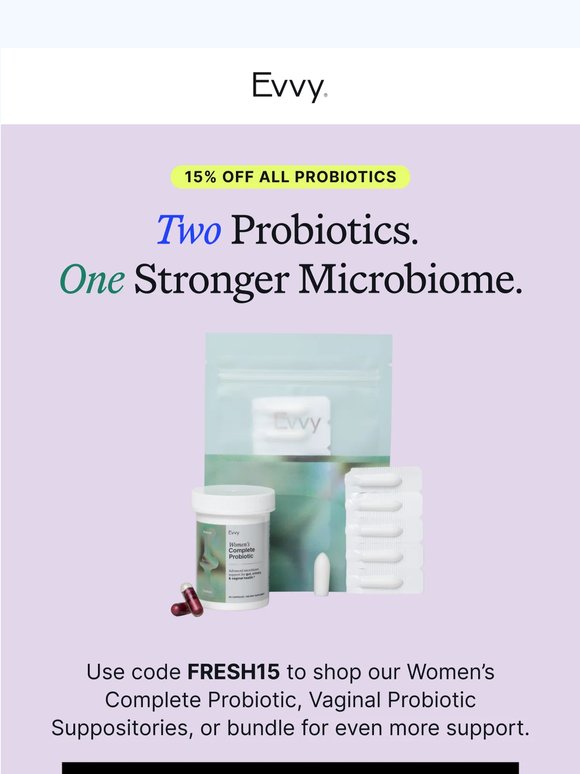15% Off A Stronger Microbiome 💁‍♀️