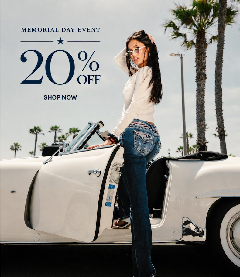 MEMORIAL DAY EVENT | 20% Off Select Styles Limited Time Only | SHOP THE EVENT