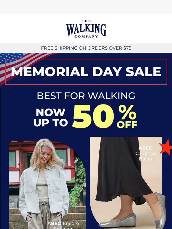 Up to 50% Off the Shoes Everyone Walks Miles In! 🤫