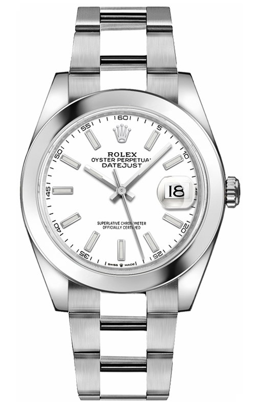 Datejust 41 Domed Bezel Oyster Bracelet Men's Watch 126300-0005