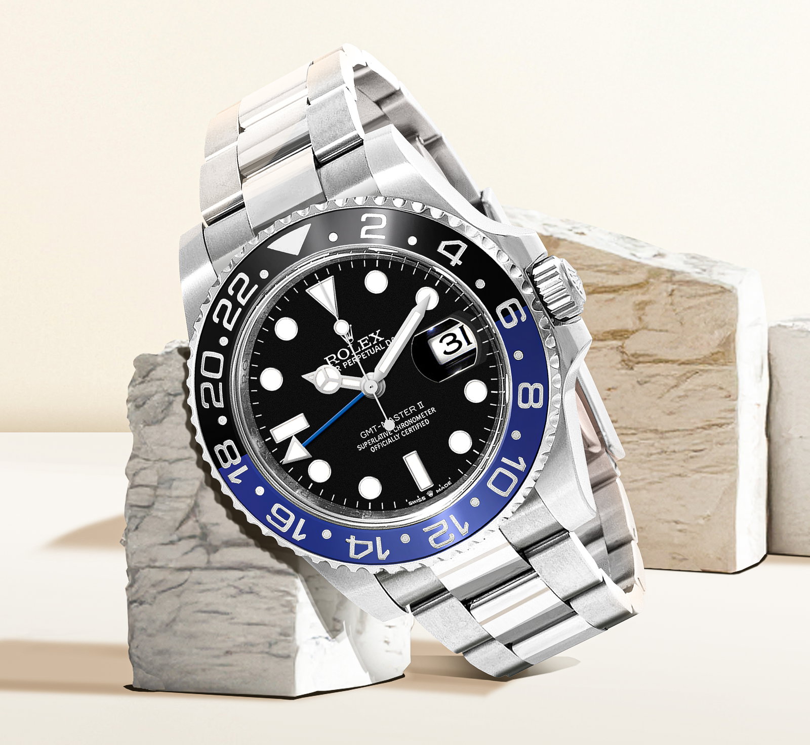 GMT-Master II Batman Oyster Men's Watch 126710BLNR-0003