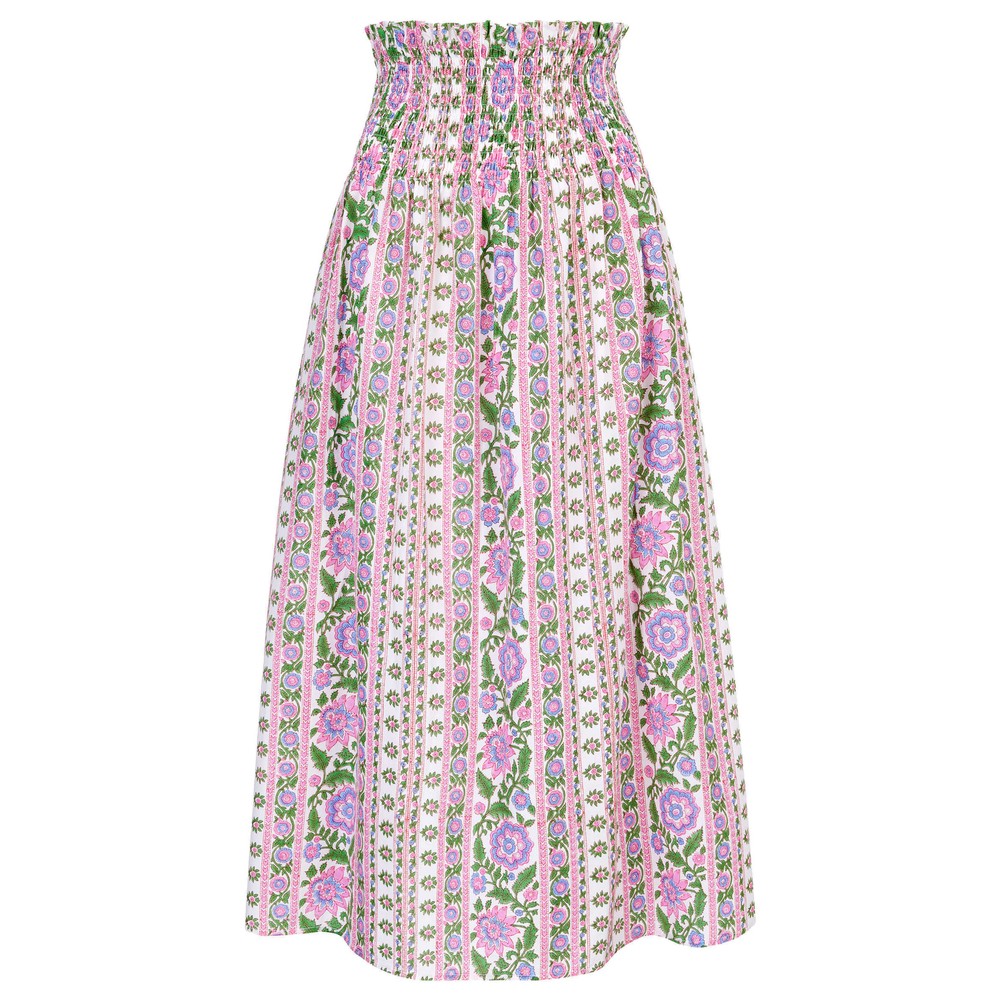 Image of Alba Organic Cotton Skirt - Folk Border