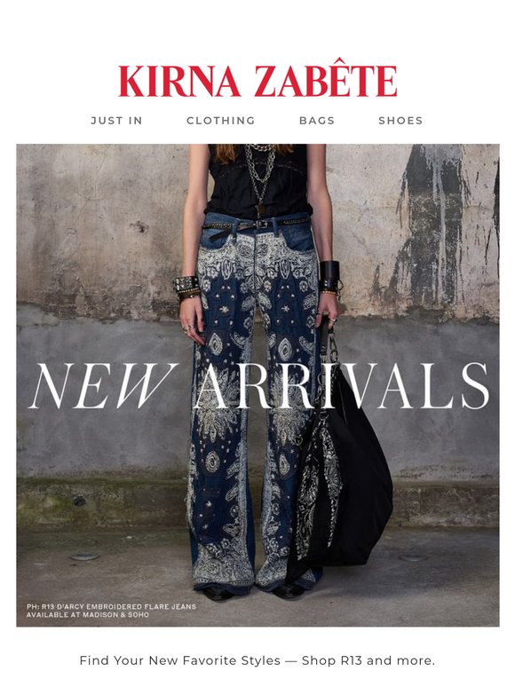 This Just In: New Styles from R13 and More
