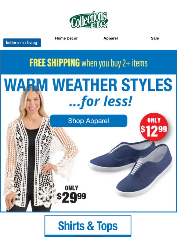 Warm Weather Styles at Cool Prices