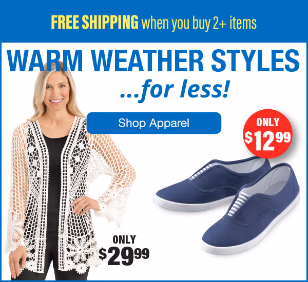 Warm Weather Styles.. for Less