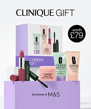A free gift is yours when you buy two or more Clinique products (one must be foundation or skincare)