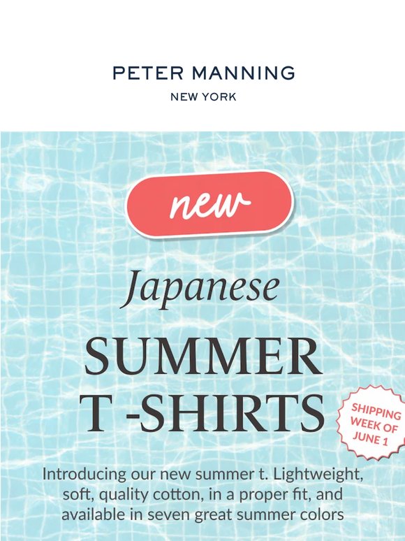 Introducing the New Summer T
