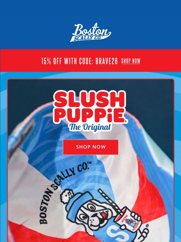 ❄NEW! SLUSH PUPPiE x Boston Scally! 🐶