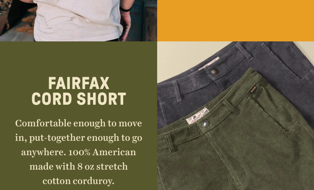 Fairfax Cord Short