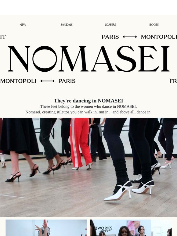 They are dancing in NOMASEI 💃