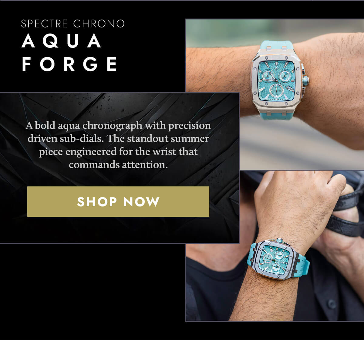 The Spectre Chrono - Aqua Forge