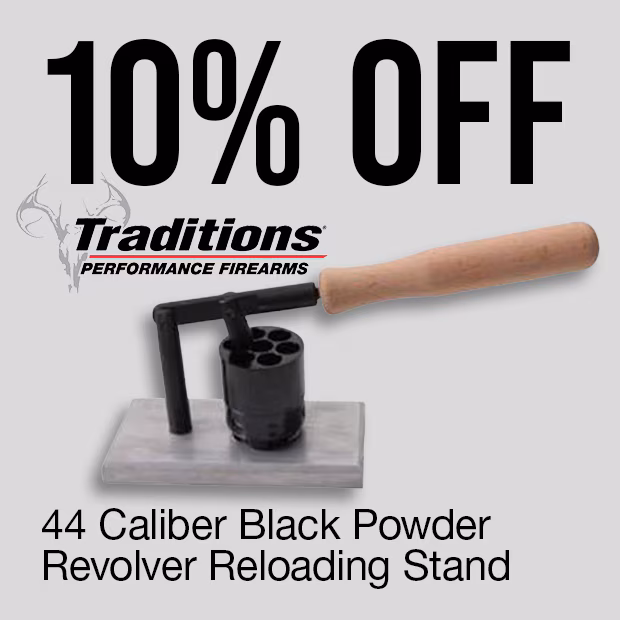 Traditions Black Powder Revolver Reloading Stand 44 Caliber