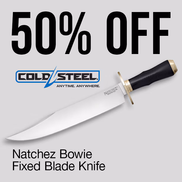 Cold Steel Natchez Bowie Fixed Blade Knife