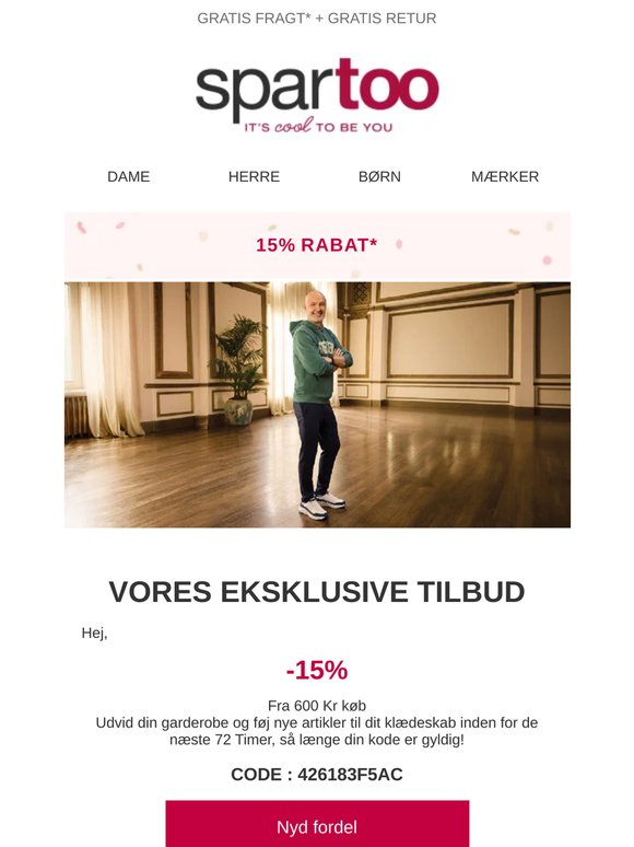 ☝ 15% rabat på varer fra mærketSkechers: Vær hurtig!