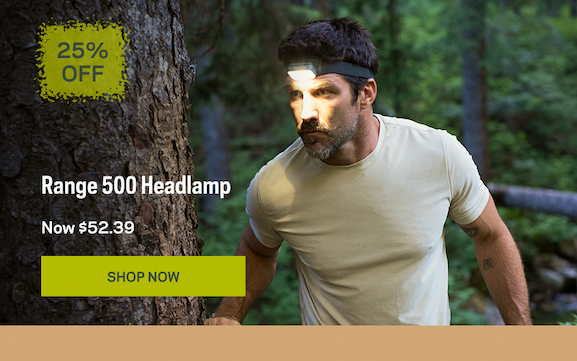 25% Off Range Headlamps