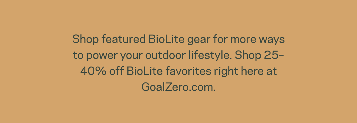 Shop BioLite