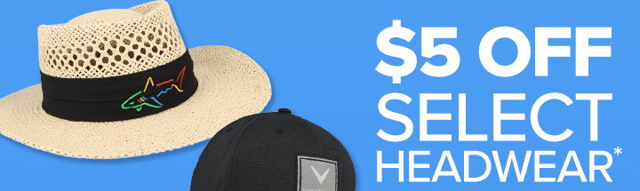 $5 off Select Headwear