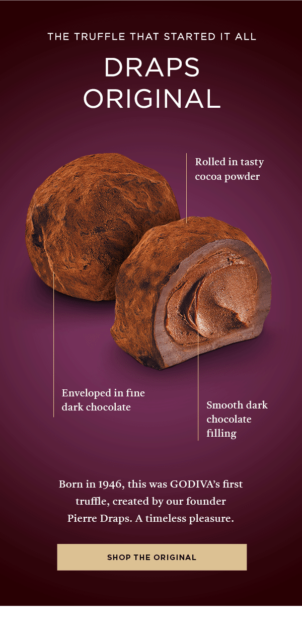 THE TRUFFLE THAT STARTED IT ALL DRAPS ORIGINAL
