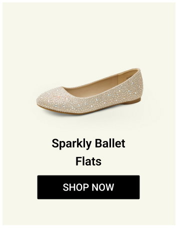 Sparkly Ballet Flats