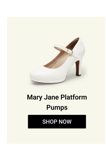 Mary Jane Platform Pumps