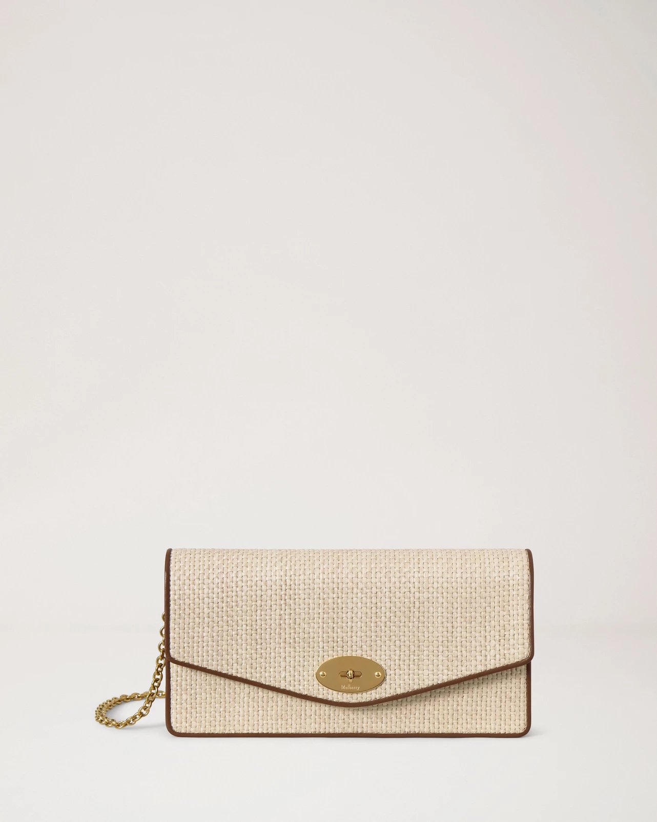 Darley Clutch in Raffia